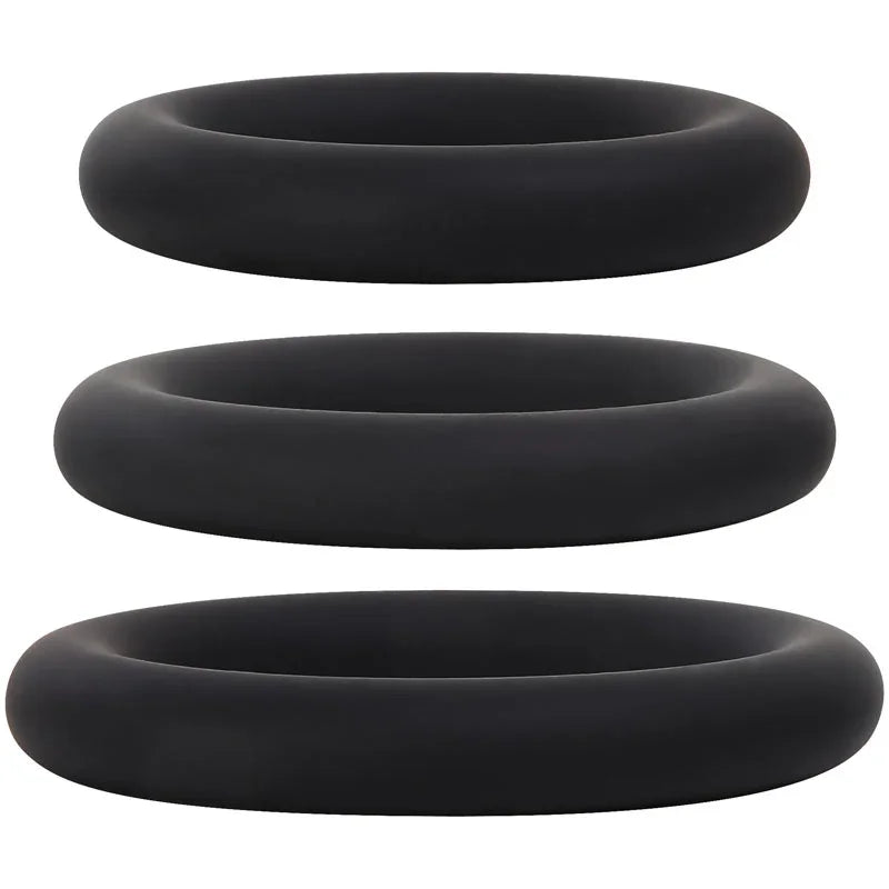 Adam & Eve Silicone Penis Ring Set - Take A Peek