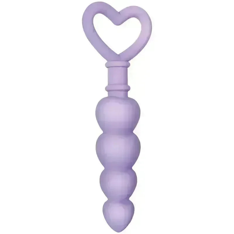 Evolved Sweet Treat - 11.5 cm Beaded Butt Plug with Handle - Take A Peek
