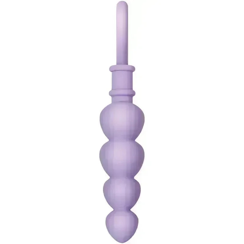 Evolved Sweet Treat - 11.5 cm Beaded Butt Plug with Handle - Take A Peek
