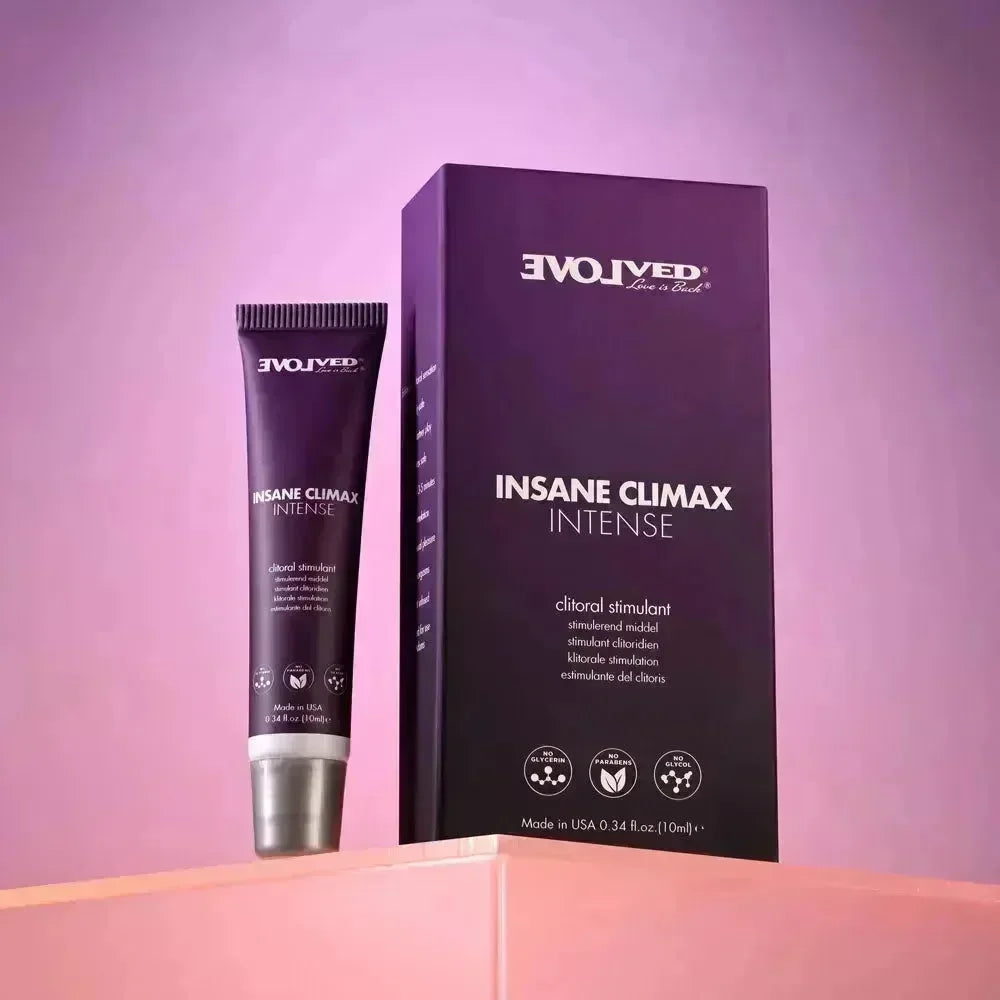 Evolved INSANE CLIMAX - INTENSE - Clitoral Stimulation Gel - 10 ml Tube - Take A Peek