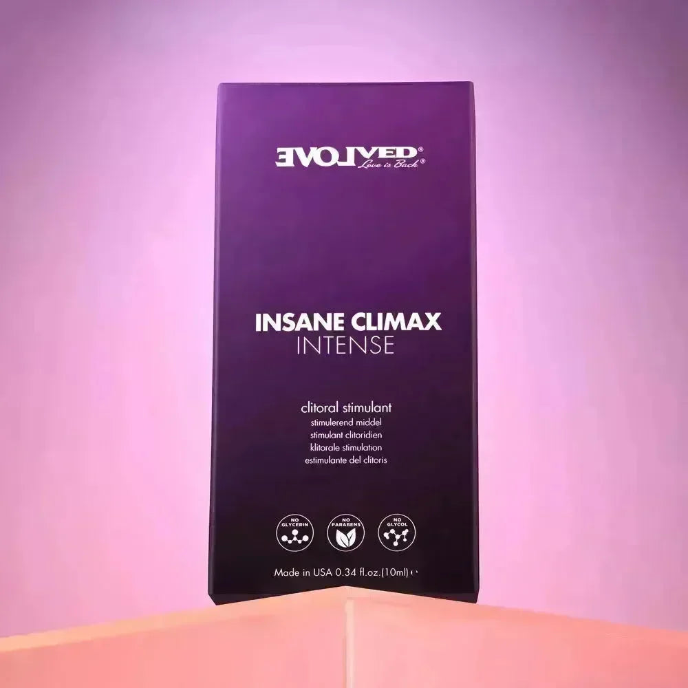 Evolved INSANE CLIMAX - INTENSE - Clitoral Stimulation Gel - 10 ml Tube - Take A Peek
