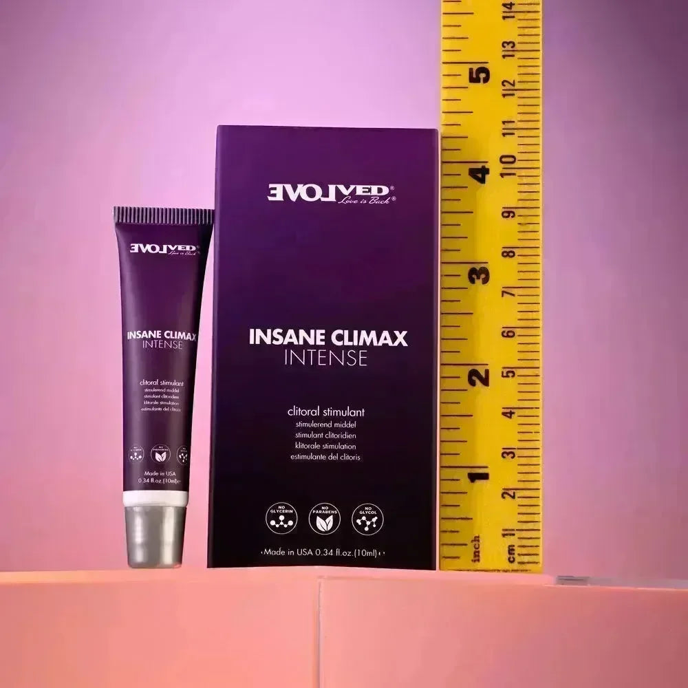 Evolved INSANE CLIMAX - INTENSE - Clitoral Stimulation Gel - 10 ml Tube - Take A Peek
