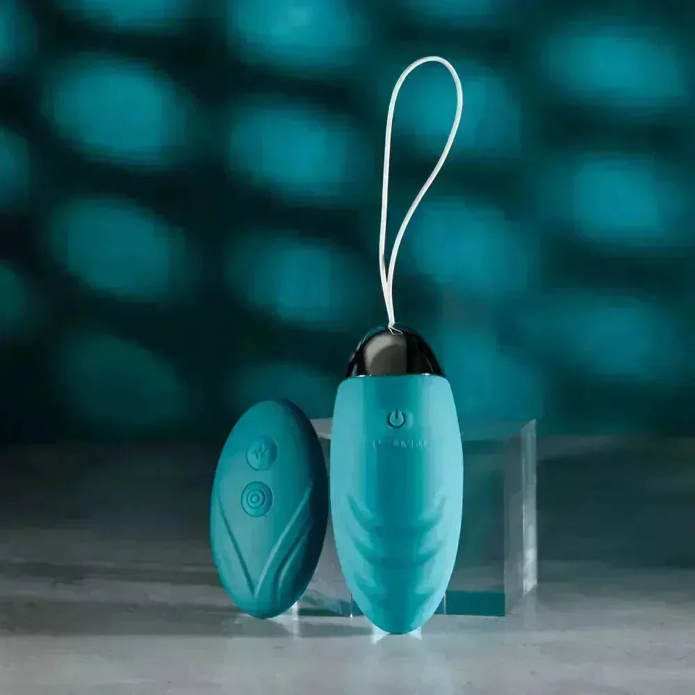 Evolved OVAL OFFICE - 8.5 cm USB Rechargeable Wireless Egg with Remote Control - Take A Peek