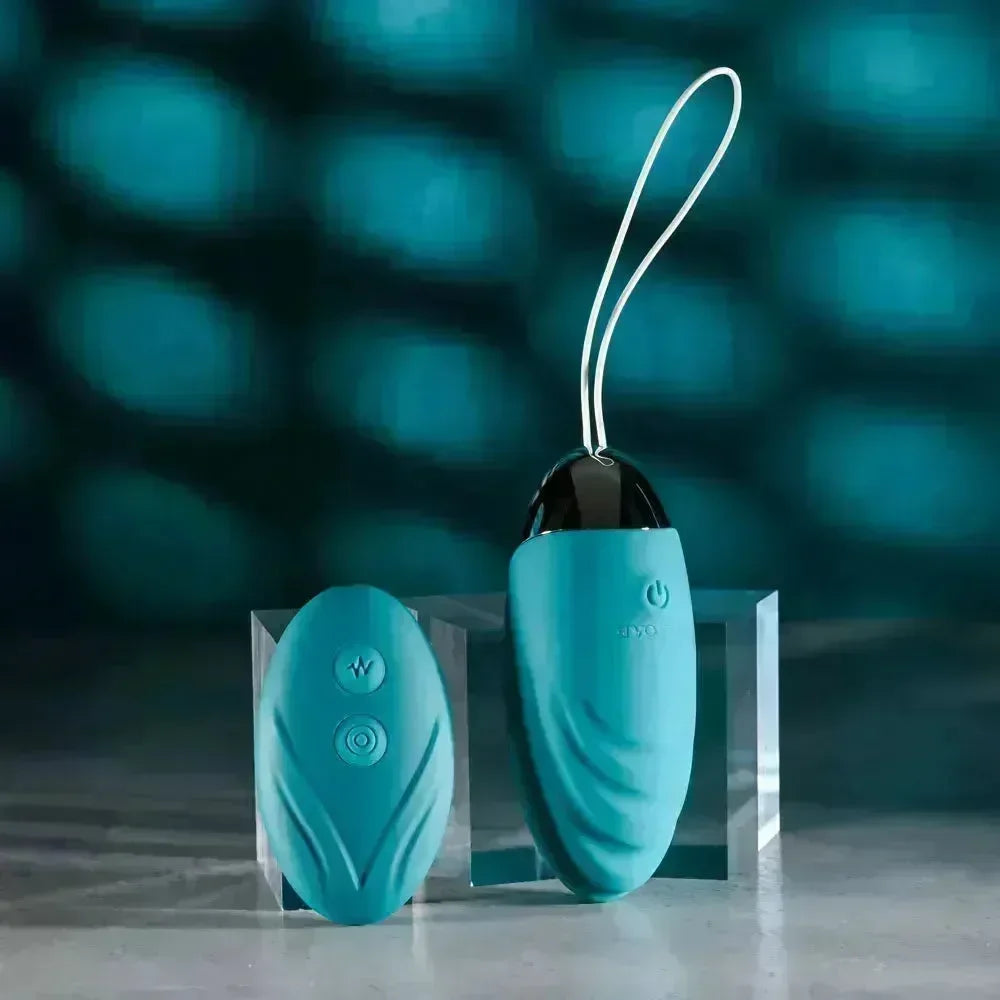 Evolved OVAL OFFICE - 8.5 cm USB Rechargeable Wireless Egg with Remote Control - Take A Peek