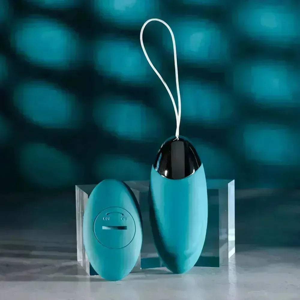 Evolved OVAL OFFICE - 8.5 cm USB Rechargeable Wireless Egg with Remote Control - Take A Peek