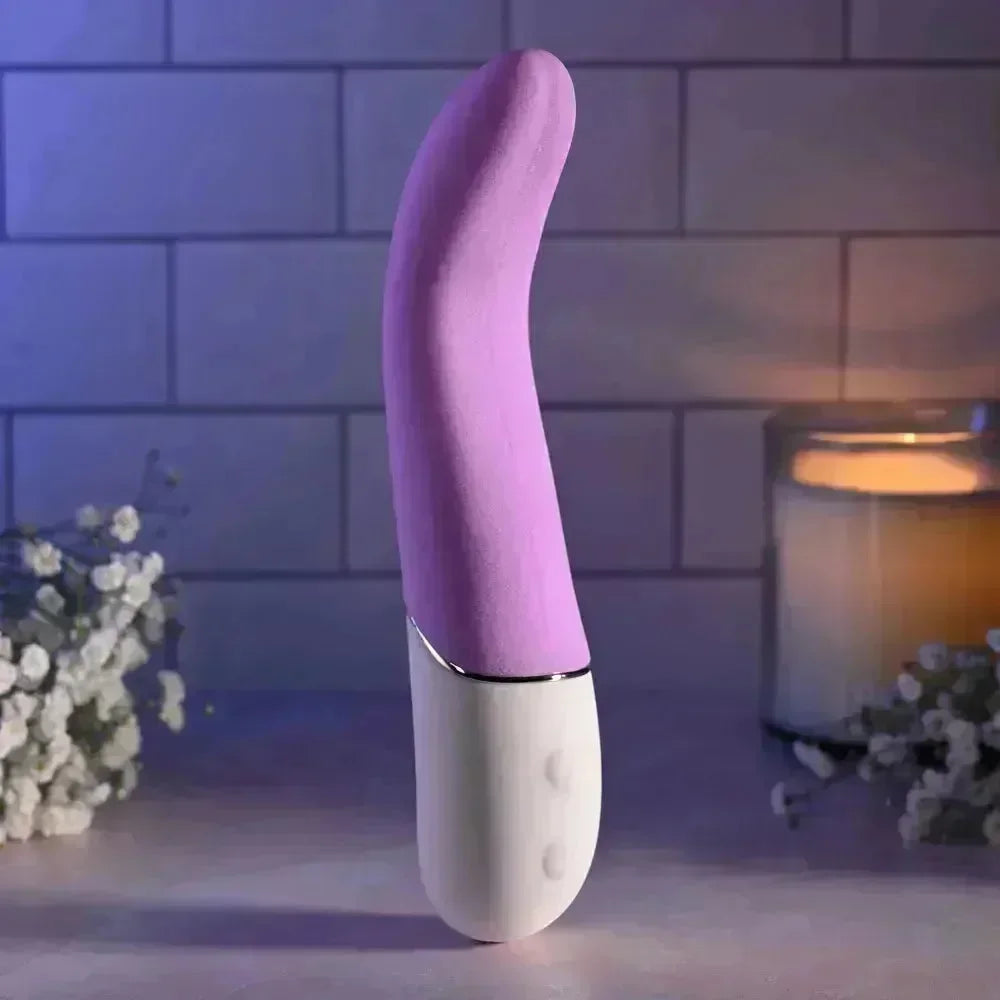Evolved SLIP OF THE TONGUE - 21.1 cm USB Rechargeable Flicking Tongue Vibrator - Take A Peek