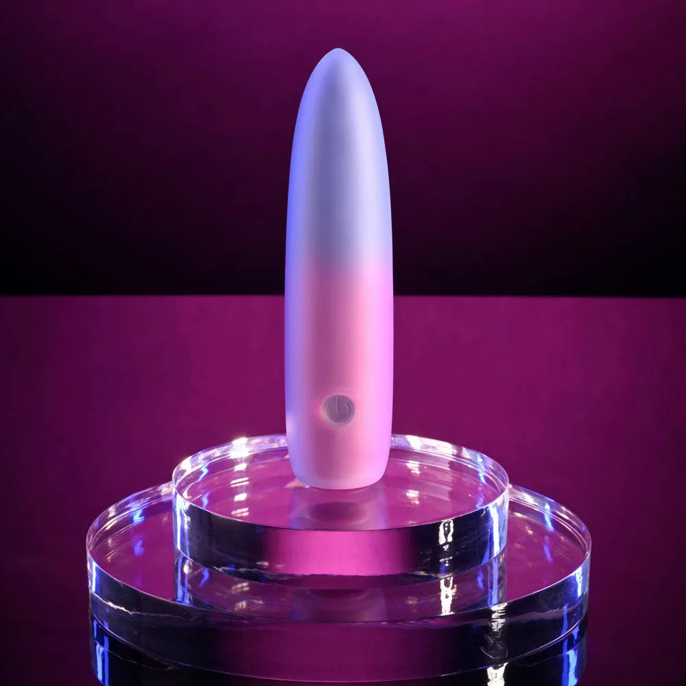 Evolved PARADISE BULLET - Pink/Purple 10.2 cm USB Rechargeable Bullet - Take A Peek