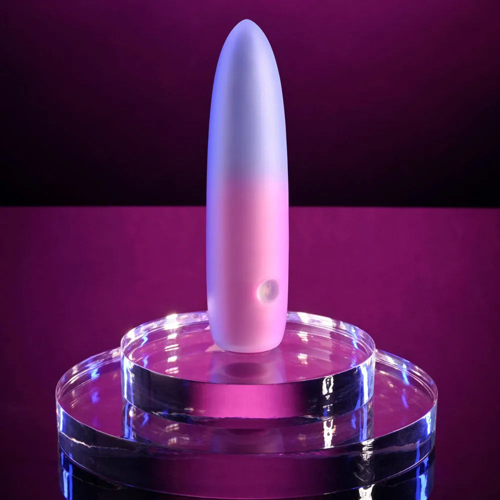 Evolved PARADISE BULLET - Pink/Purple 10.2 cm USB Rechargeable Bullet - Take A Peek