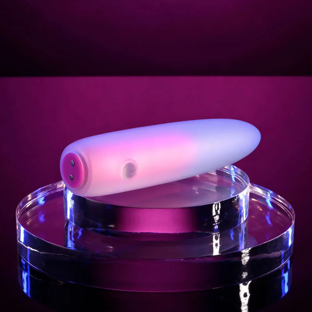 Evolved PARADISE BULLET - Pink/Purple 10.2 cm USB Rechargeable Bullet - Take A Peek