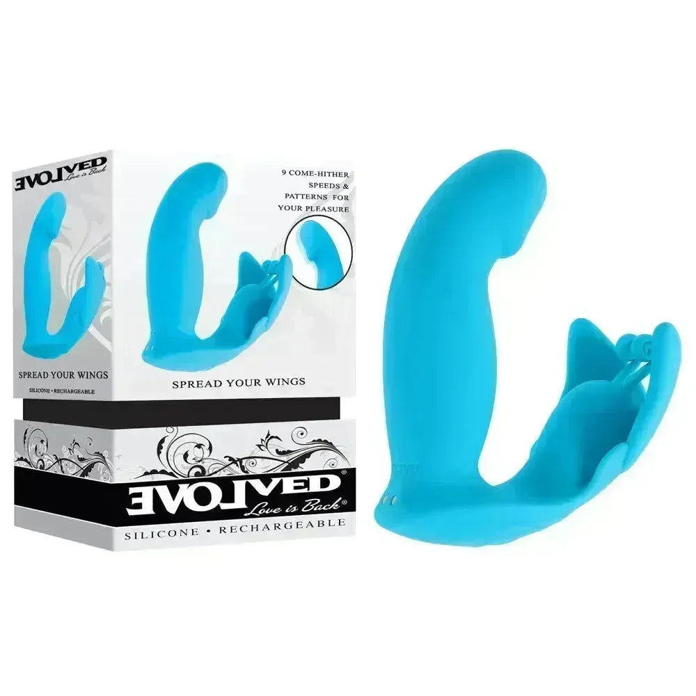 Evolved SPREAD YOUR WINGS - USB Rechargeable Wearable Butterfly Vibrator - Take A Peek