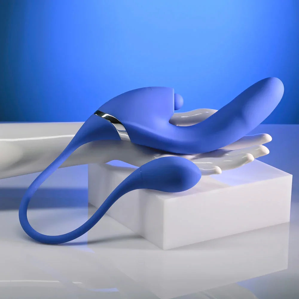 Evolved ALL IN - USB Recahrgeable Triple Stimulating Vibrator - Take A Peek