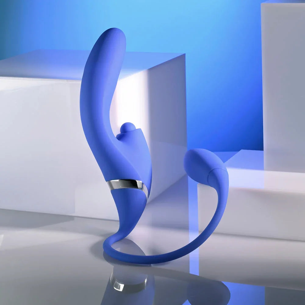 Evolved ALL IN - USB Recahrgeable Triple Stimulating Vibrator - Take A Peek