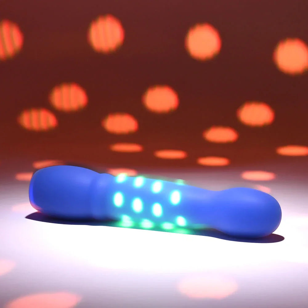 Evolved DISCO DIVA - 20.9 cm USB Rechargeable Light Up Vibrator - Take A Peek