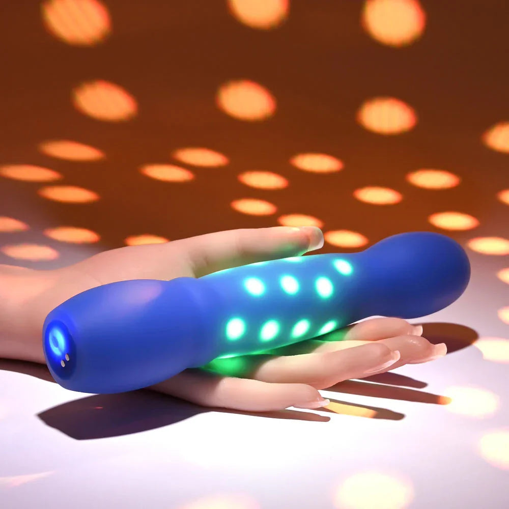 Evolved DISCO DIVA - 20.9 cm USB Rechargeable Light Up Vibrator - Take A Peek