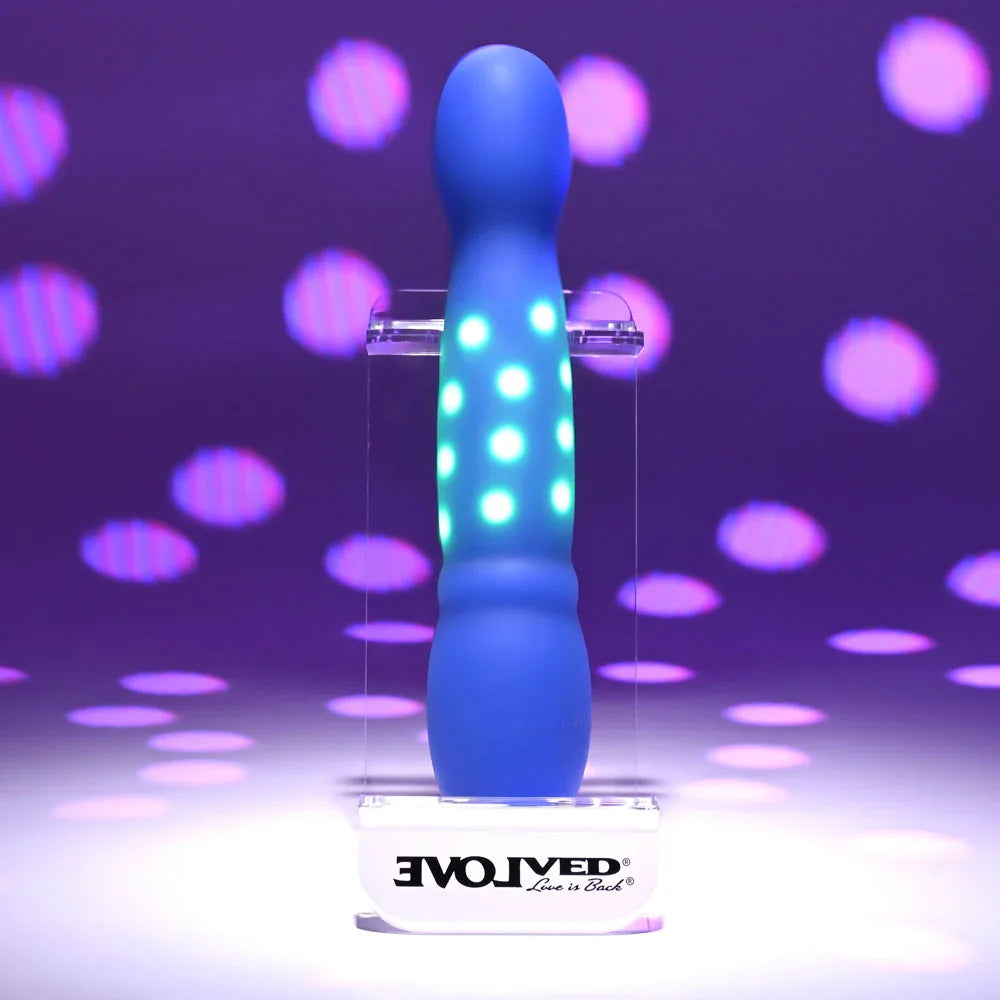 Evolved DISCO DIVA - 20.9 cm USB Rechargeable Light Up Vibrator - Take A Peek