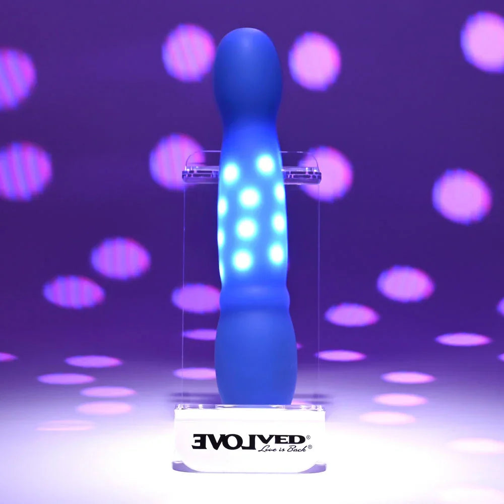 Evolved DISCO DIVA - 20.9 cm USB Rechargeable Light Up Vibrator - Take A Peek