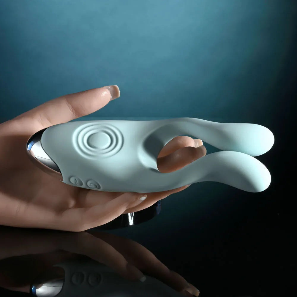Evolved COUPLES THERAPY - Teal USB Rechargeable Couples Stimulator - Take A Peek