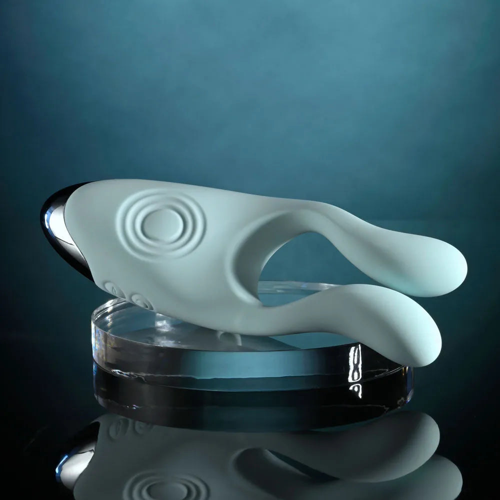 Evolved COUPLES THERAPY - Teal USB Rechargeable Couples Stimulator - Take A Peek