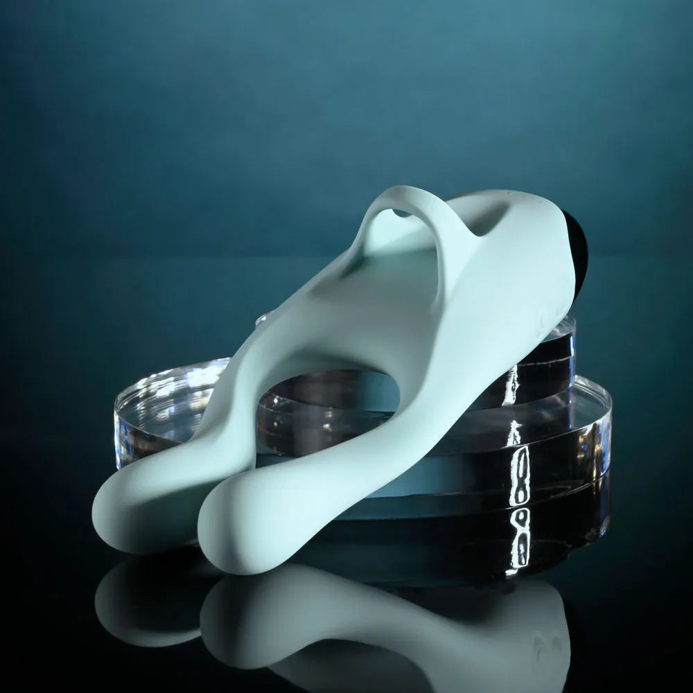 Evolved COUPLES THERAPY - Teal USB Rechargeable Couples Stimulator - Take A Peek
