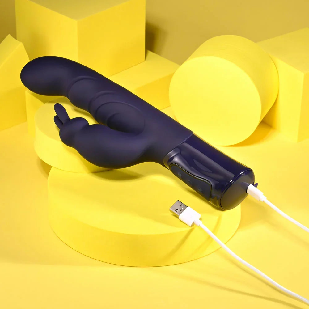Evolved BIG DEAL - 25.7 cm USB Rechargeable Rabbit Vibrator - Take A Peek