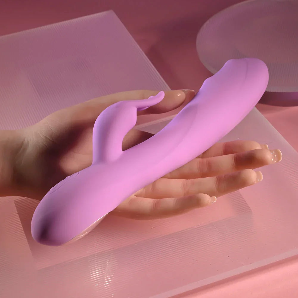 Evolved BEAD THE WAY - 23.2 cm USB Rechargeable Rabbit Vibrator - Take A Peek