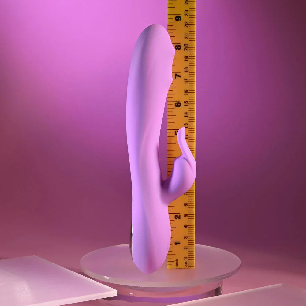 Evolved BEAD THE WAY - 23.2 cm USB Rechargeable Rabbit Vibrator - Take A Peek