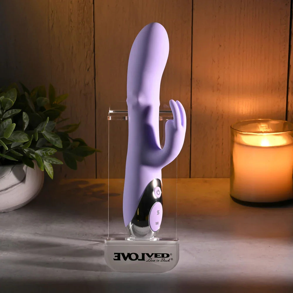 Evolved SPINDERELLA - USB Rechargeable Rabbit Vibrator - Take A Peek