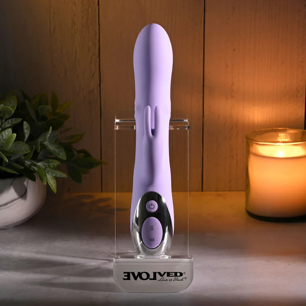 Evolved SPINDERELLA - USB Rechargeable Rabbit Vibrator - Take A Peek