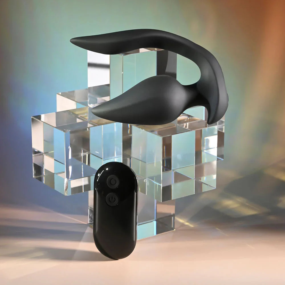 Evolved THE GENIE - 11.2 cm USB Rechargeable Vibrating Plug with Wireless Remote - Take A Peek