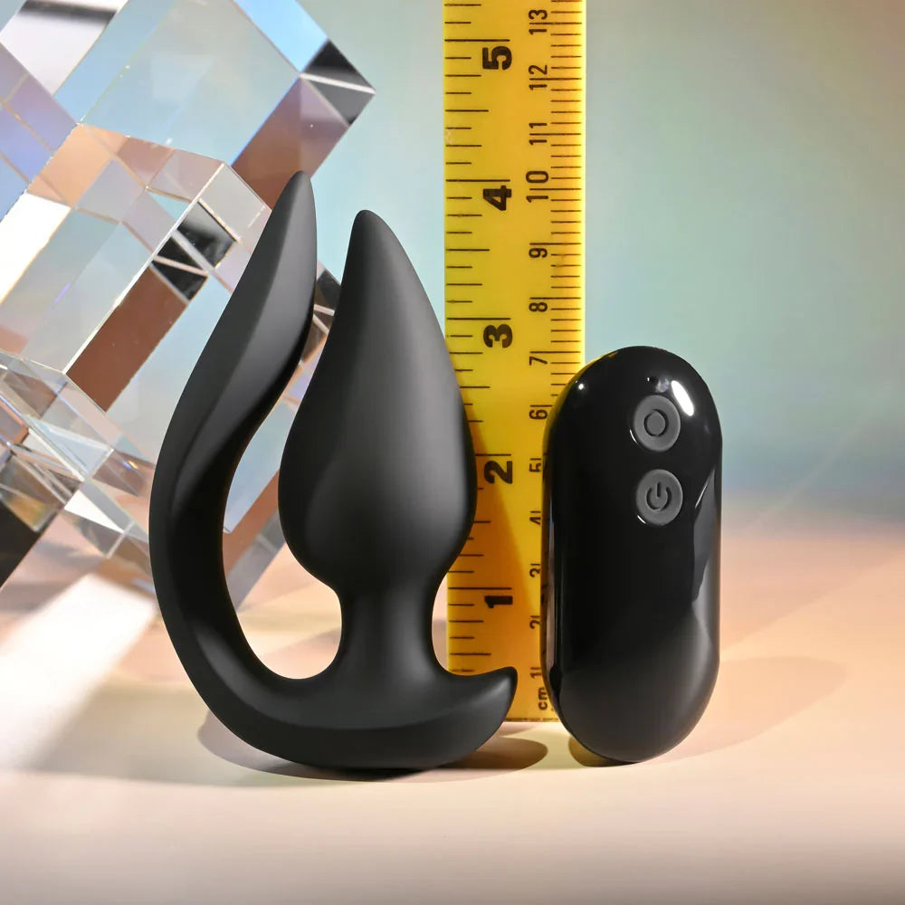 Evolved THE GENIE - 11.2 cm USB Rechargeable Vibrating Plug with Wireless Remote - Take A Peek