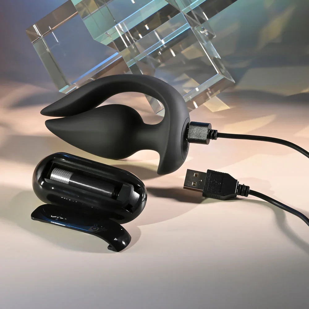 Evolved THE GENIE - 11.2 cm USB Rechargeable Vibrating Plug with Wireless Remote - Take A Peek