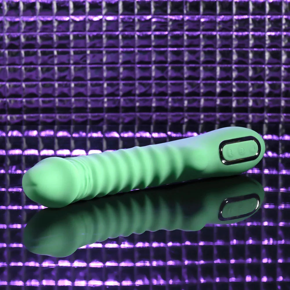 Evolved FULL THROTTLE - Mint 24.1 cm USB Rechargeable Vibrator - Take A Peek