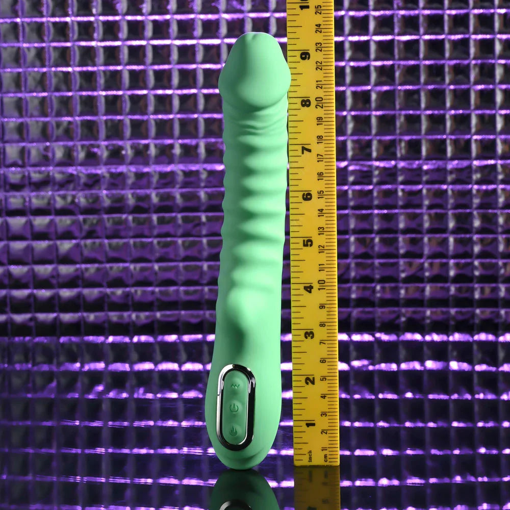 Evolved FULL THROTTLE - Mint 24.1 cm USB Rechargeable Vibrator - Take A Peek
