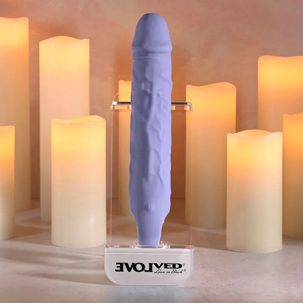 Evolved LARGE FANTASY - 21.8 cm USB Rechargeable Vibrator - Take A Peek