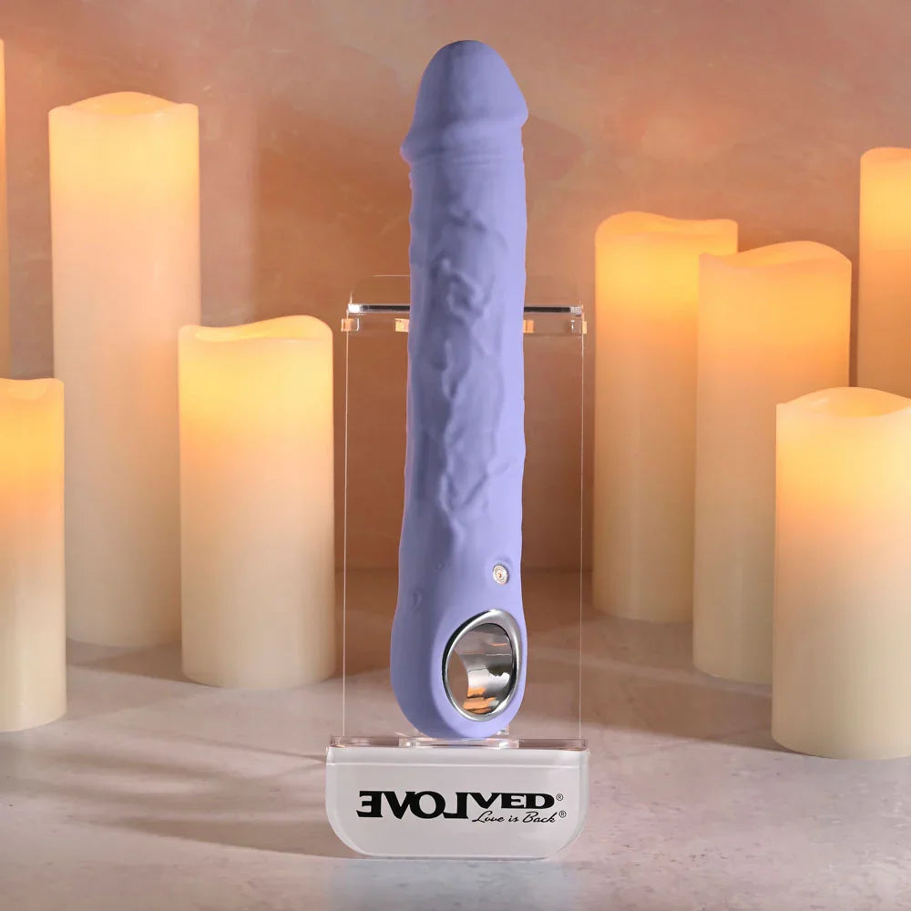 Evolved LARGE FANTASY - 21.8 cm USB Rechargeable Vibrator - Take A Peek
