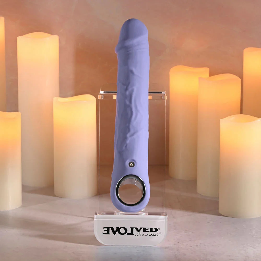 Evolved LARGE FANTASY - 21.8 cm USB Rechargeable Vibrator - Take A Peek