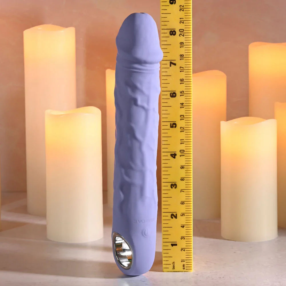 Evolved LARGE FANTASY - 21.8 cm USB Rechargeable Vibrator - Take A Peek