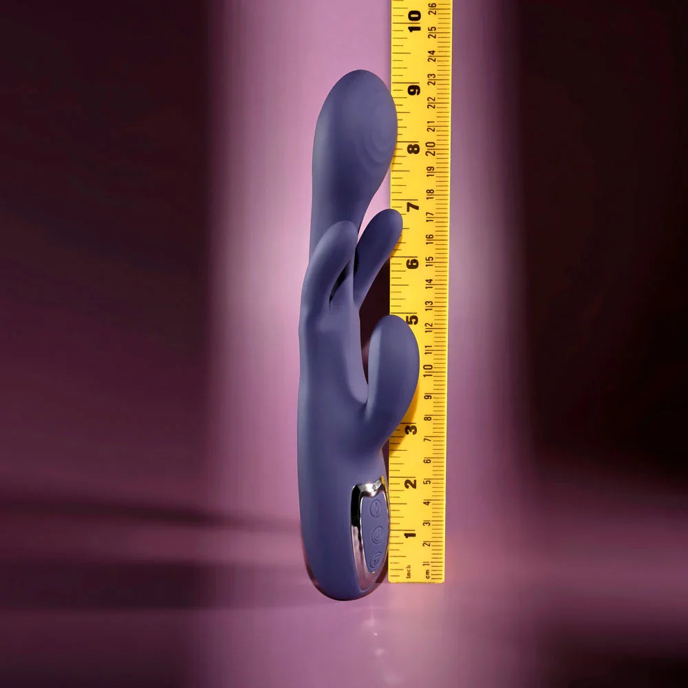 Evolved BOW DOWN - Purple USB Rechargeable Rabbit Vibrator