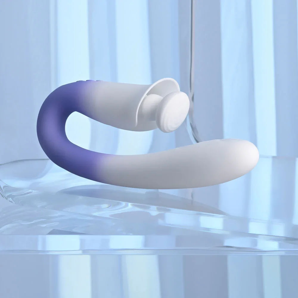 Evolved SPRING LOADED - /Purple 23 cm USB Rechargeable Multi-Tapping Vibrator - Take A Peek