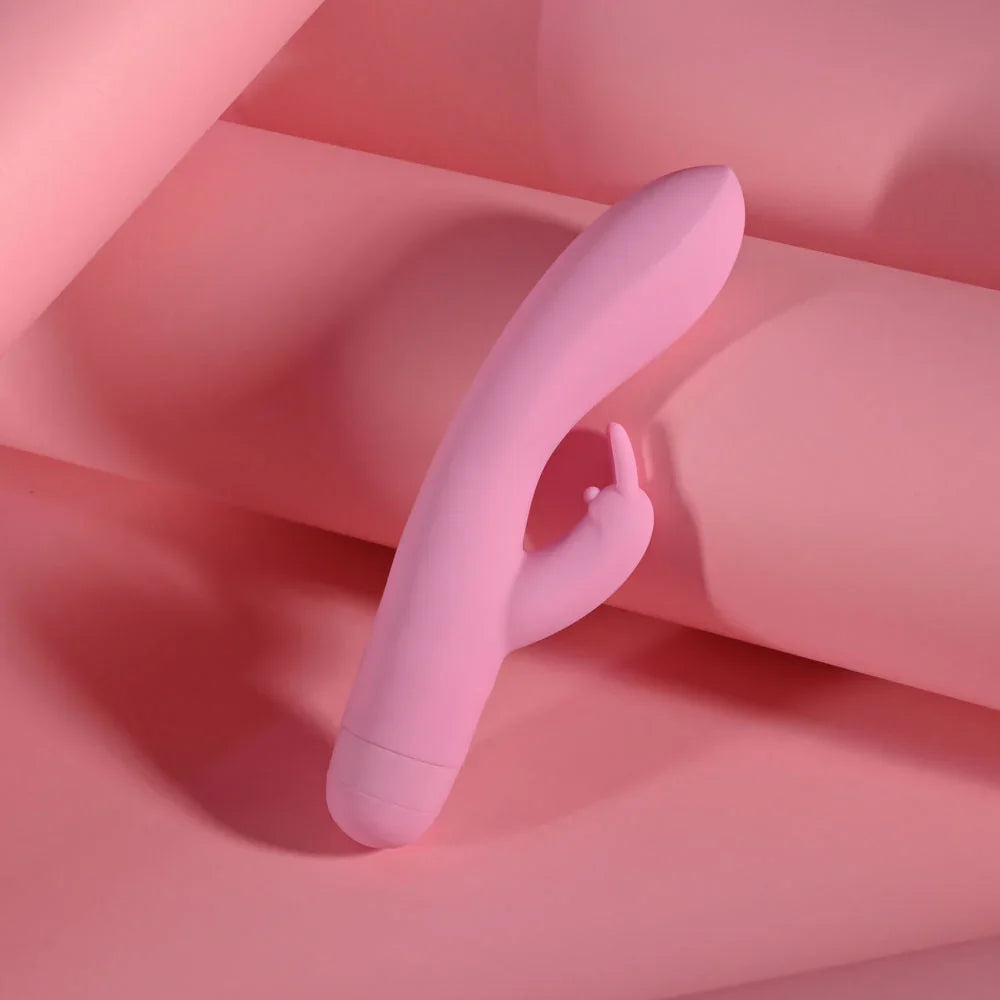 Evolved CUSHY BUNNY - 19.1 cm USB Rechargeable Rabbit Vibrator - Take A Peek