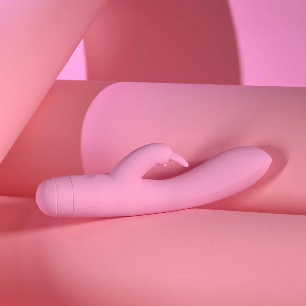 Evolved CUSHY BUNNY - 19.1 cm USB Rechargeable Rabbit Vibrator - Take A Peek