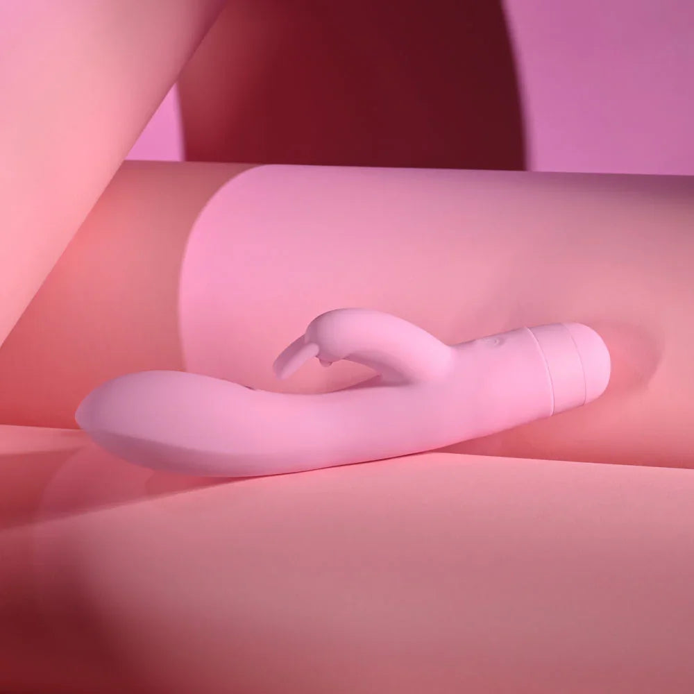 Evolved CUSHY BUNNY - 19.1 cm USB Rechargeable Rabbit Vibrator - Take A Peek