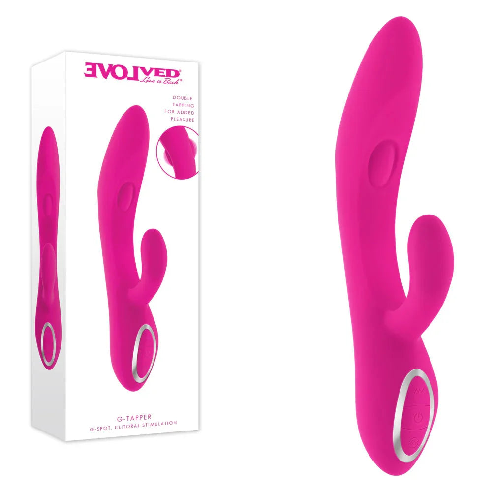 Evolved G-TAPPER - USB Rechargeable Rabbit Vibrator - Take A Peek