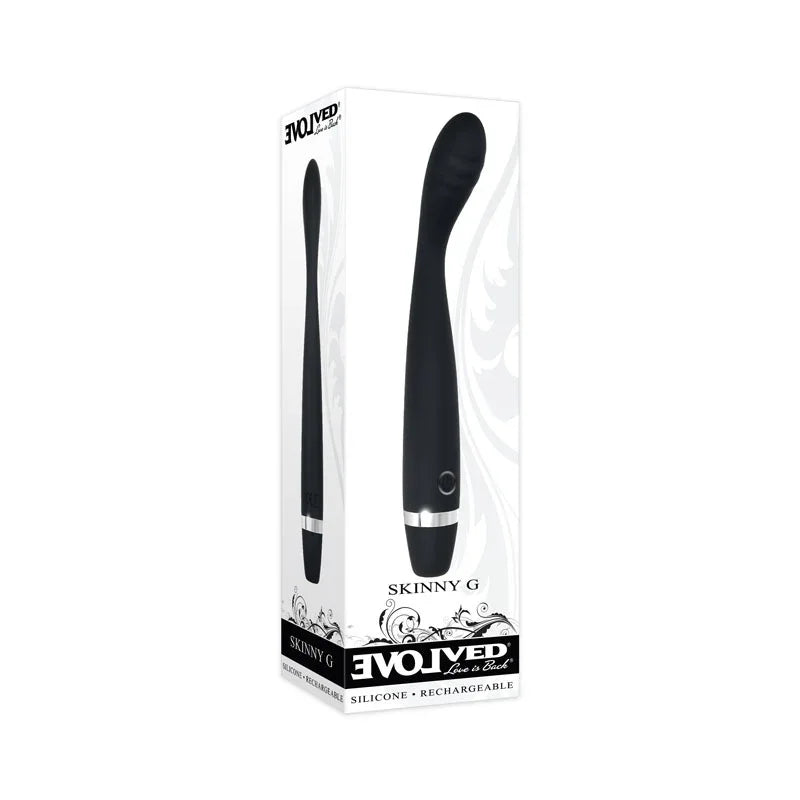 Evolved Skinny G - 17.8 cm USB Rechargeable Vibrator - Take A Peek