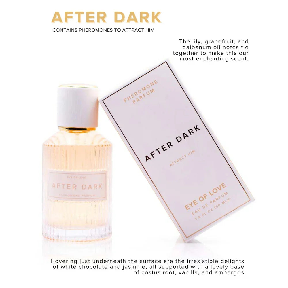 Eye Of Love After Dark Pheromone Perfume - 50 ml - Coco Vanilla Scented Pheromone Perfume for Women to attract Men - 50 ml Spray - Take A Peek