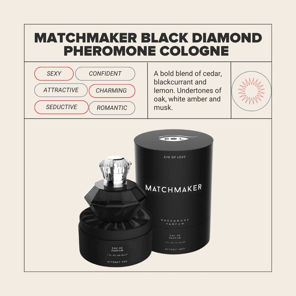 Eye of Love Matchmaker Diamond - 30 ml - Pheromone Cologne for Men to attract Women - 30 ml Spray - Take A Peek