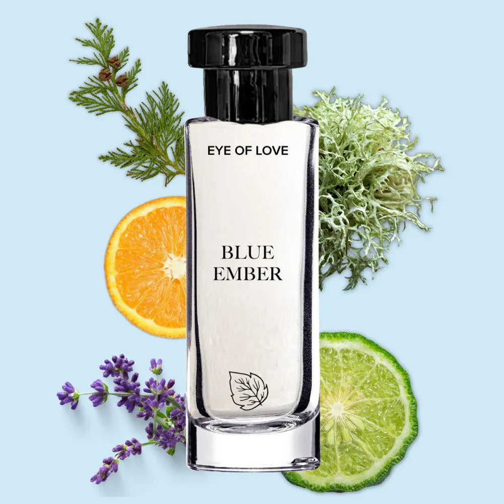 Eye Of Love Love In Bloom Blue Ember Pheromone Cologne - 30ml - Citrus & Cedar Scented Pheromone Cologne for Men to attract Women - 30 ml Spray - Take A Peek