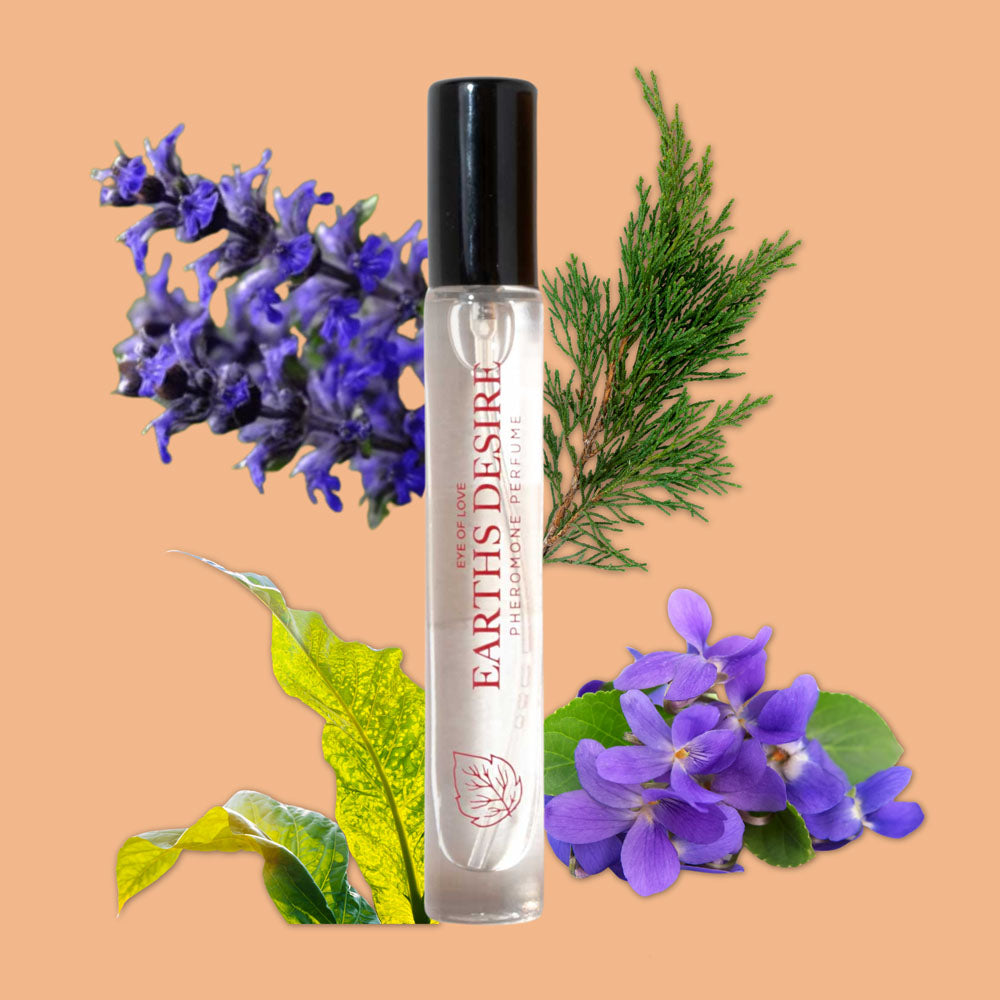 Eye Of Love Love In Bloom Earths Desire Pheromone Cologne - 10ml - Cypress & Bergamot Scented Pheromone Cologne for Men to attract Women - 10 ml Spray - Take A Peek
