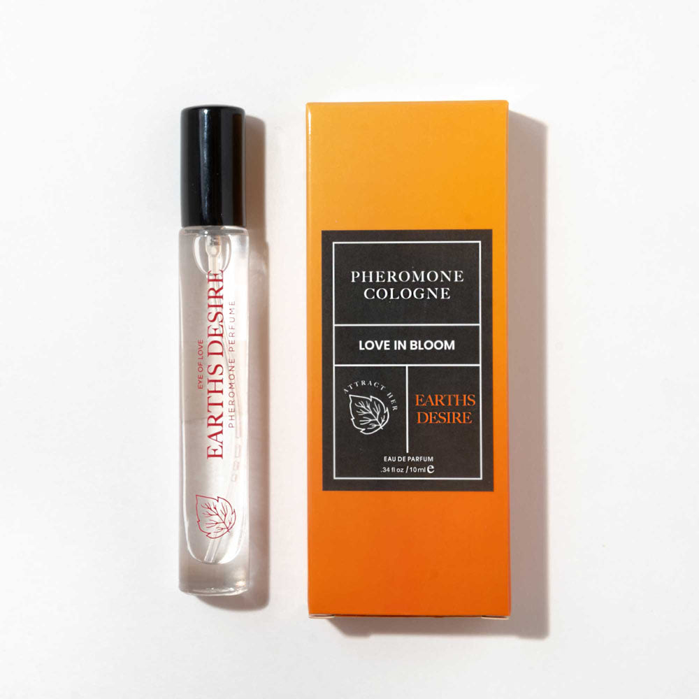 Eye Of Love Love In Bloom Earths Desire Pheromone Cologne - 10ml - Cypress & Bergamot Scented Pheromone Cologne for Men to attract Women - 10 ml Spray - Take A Peek