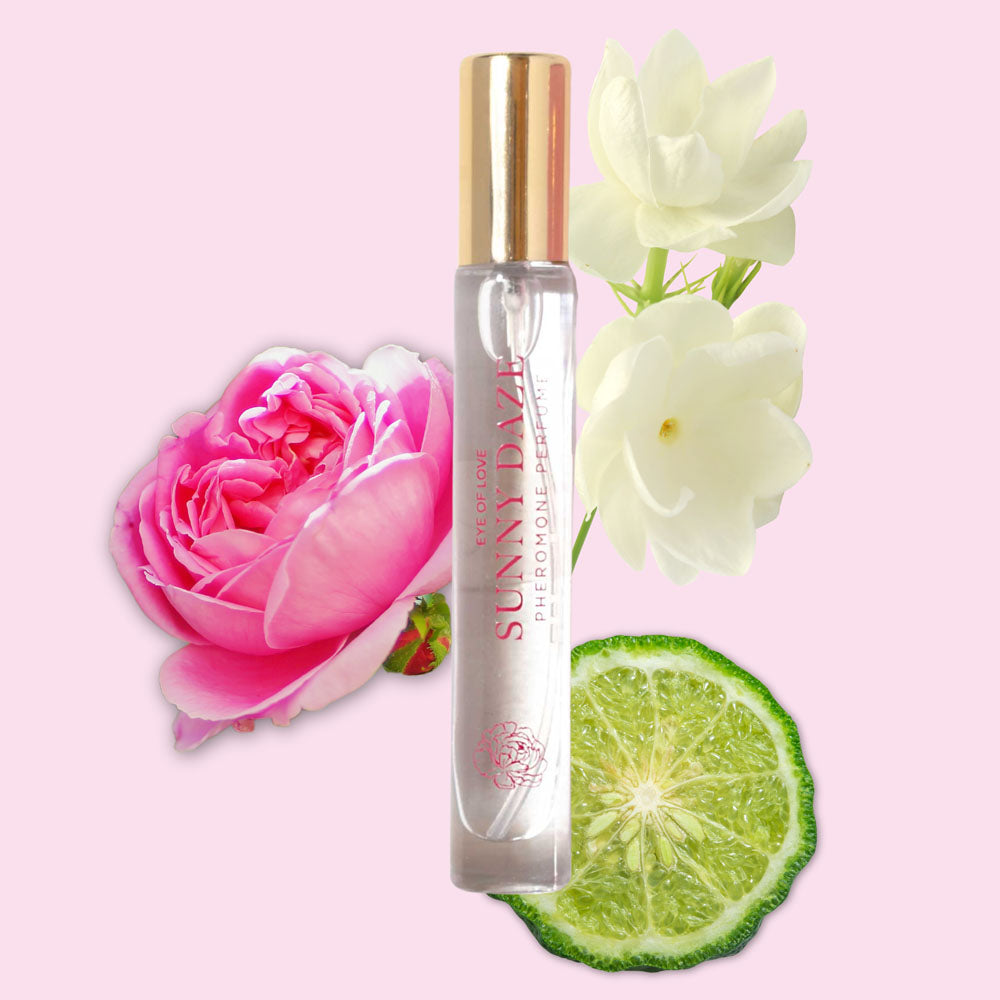 Eye Of Love Love In Bloom Sunny Daze Pheromone Perfume - 10ml - Floral & Citrus Scented Pheromone Parfum for Women to attract Men - 10 ml Spray - Take A Peek